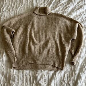 H&M Tan Turtleneck Sweater